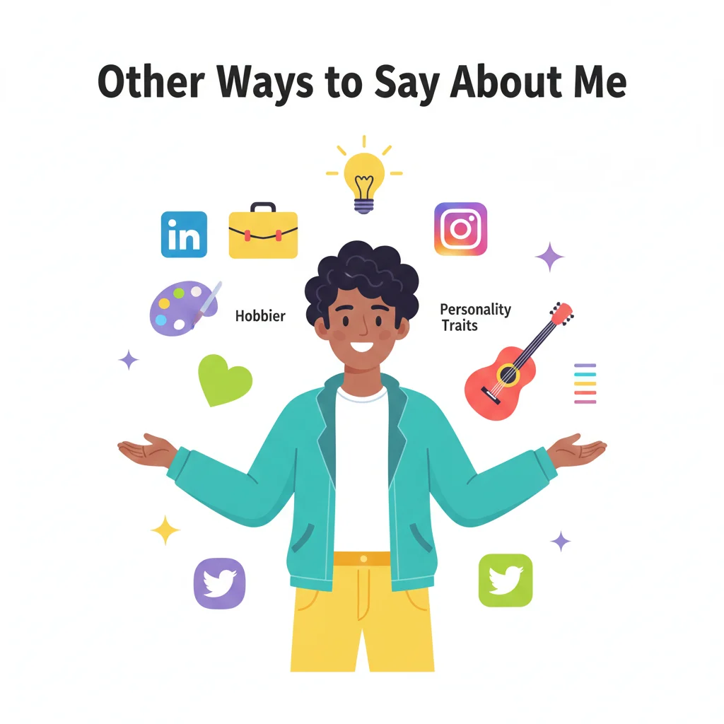 other ways to say about me