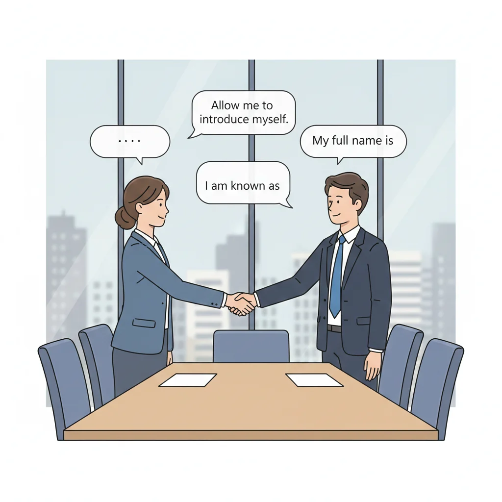 other ways to say my name is