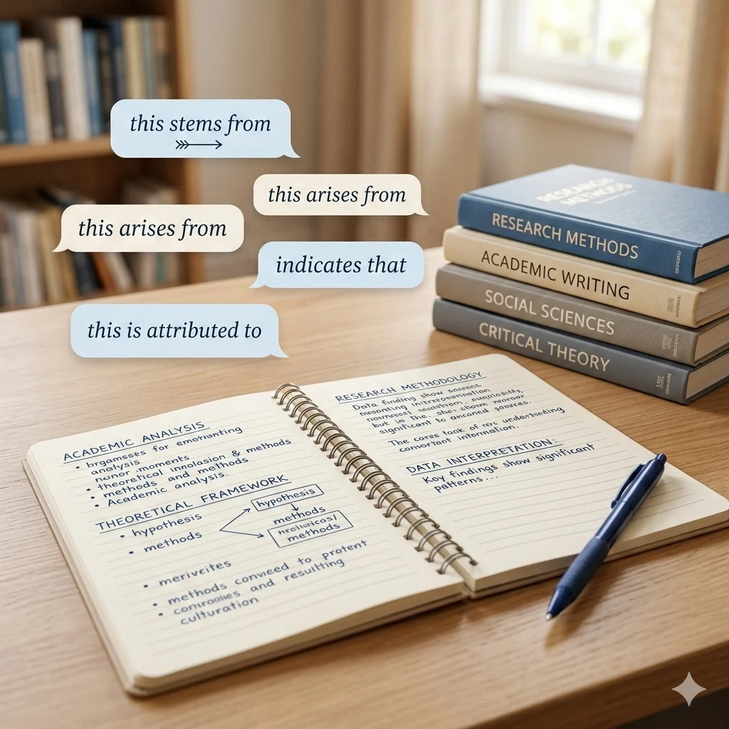 other ways to say this is because