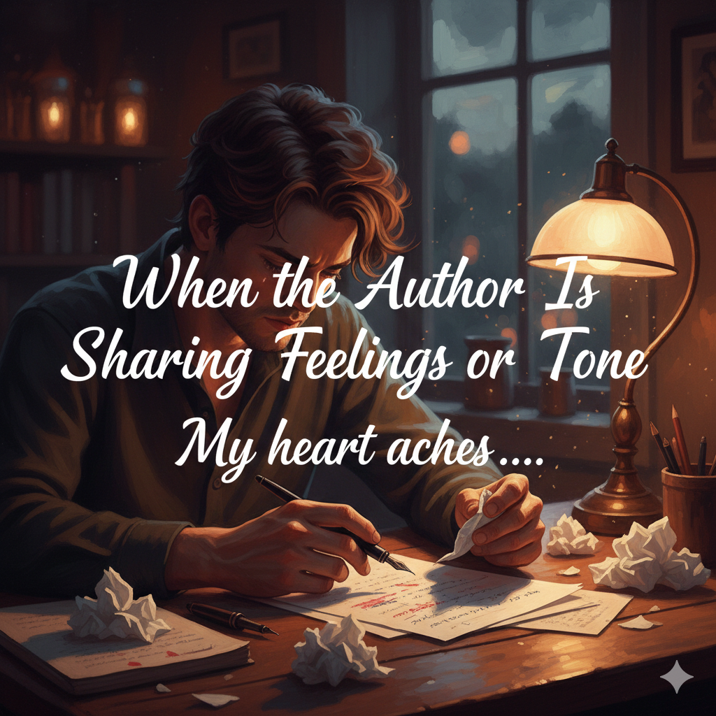 other ways to say the author says