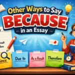 other ways to say because in an essay