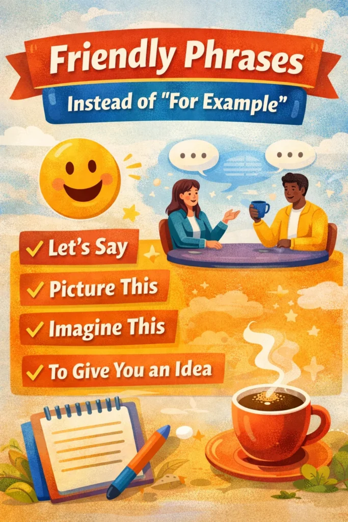 other ways to say for example