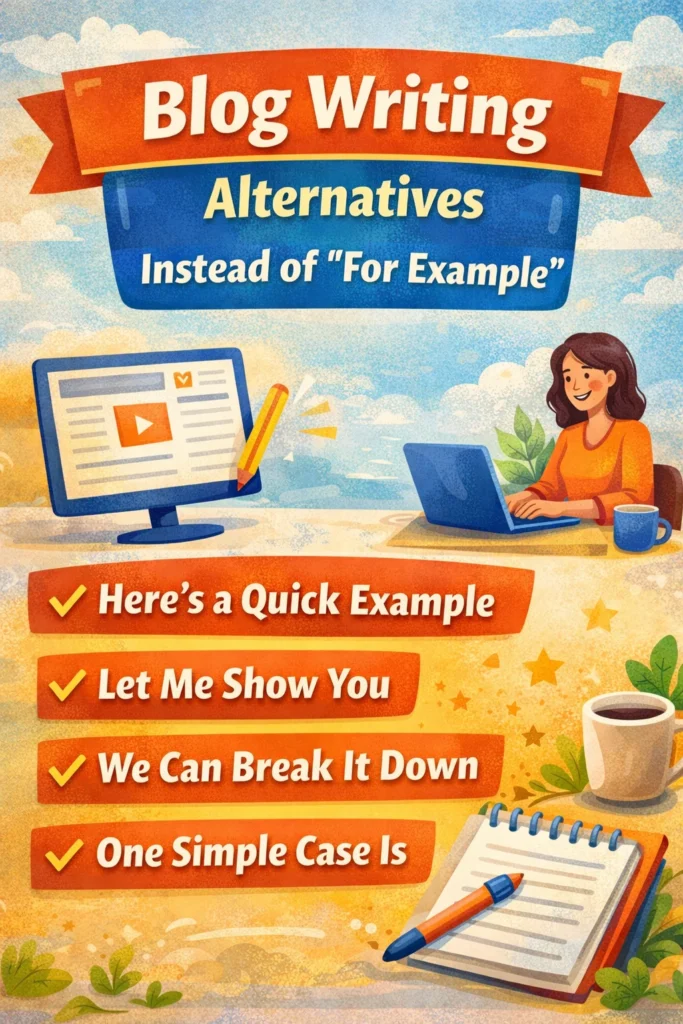 other ways to say for example