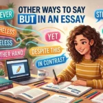 other ways to say but in an essay