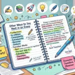 other ways to say next in an essay