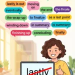 other ways to say lastly