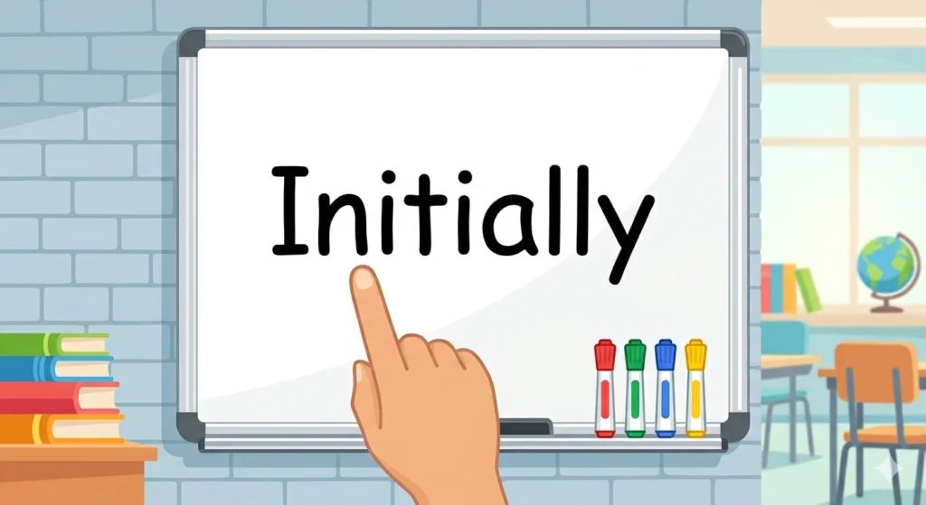 other ways to say first of all