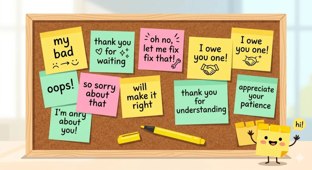 other ways to say i apologize for the inconvenience