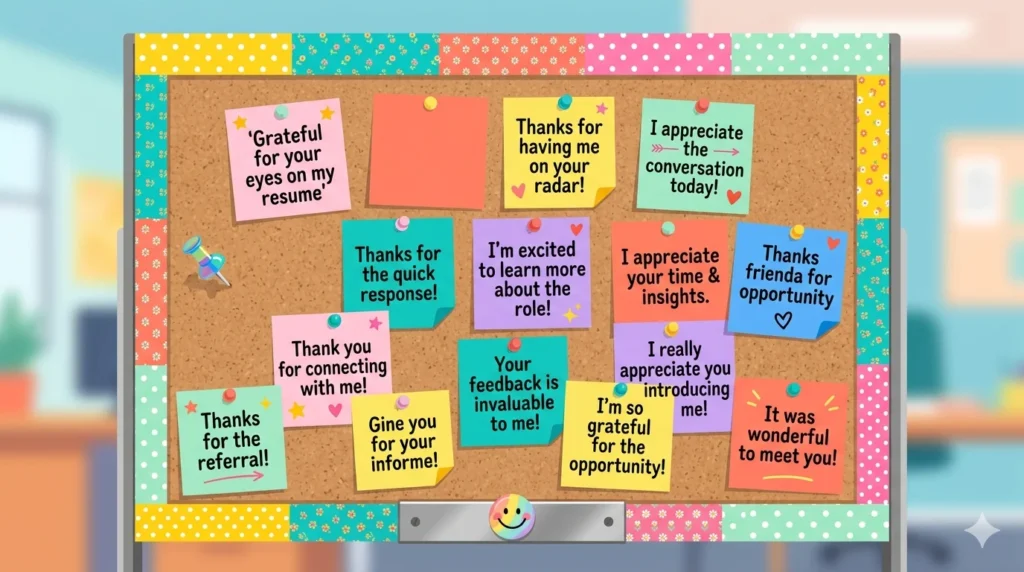 other ways to say thank you for your consideration